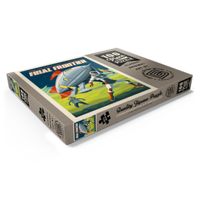 Darstellung des Puzzle Motivs Final Frontier (Join The Space Force), Vintage Poster - Puzzleteile: 100