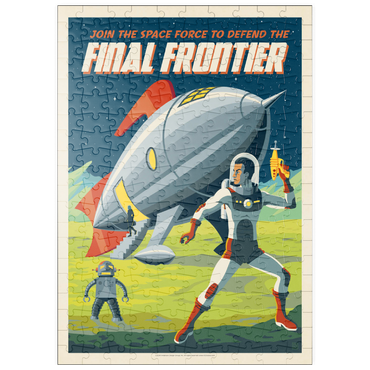 puzzleplate Final Frontier (Join The Space Force), Vintage Poster 200 Puzzle