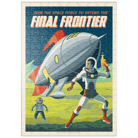puzzleplate Final Frontier (Join The Space Force), Vintage Poster 200 Puzzle