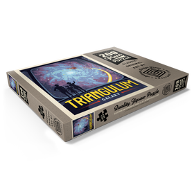 Darstellung des Puzzle Motivs Triangulum Galaxy, Vintage Poster - Puzzleteile: 200