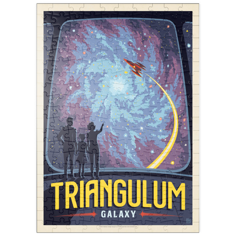 puzzleplate Triangulum Galaxy, Vintage Poster 200 Puzzle