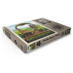 Darstellung des Puzzle Motivs Gatlinburg, Tennessee: Anakeesta Twigloo Cubs, Vintage Poster - Puzzleteile: 100