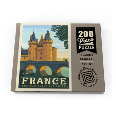 France: Loire Valley, Vintage Poster 200 Puzzle Schachtel Ansicht3