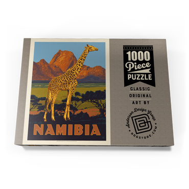 Namibia, Africa, Vintage Poster 1000 Puzzle Schachtel Ansicht3