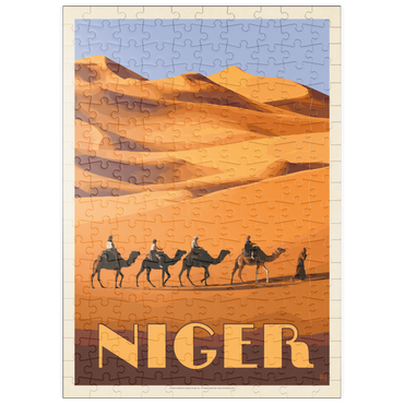 puzzleplate Niger, Africa, Vintage Poster 200 Puzzle