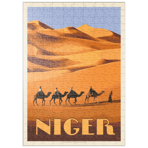 puzzleplate Niger, Africa, Vintage Poster 200 Puzzle