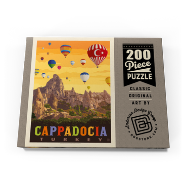Turkey: Cappadocia, Vintage Poster 200 Puzzle Schachtel Ansicht3