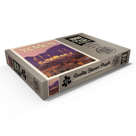 Darstellung des Puzzle Motivs Yemen, Vintage Poster - Puzzleteile: 1000