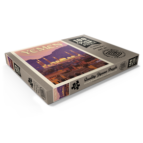 Darstellung des Puzzle Motivs Yemen, Vintage Poster - Puzzleteile: 100