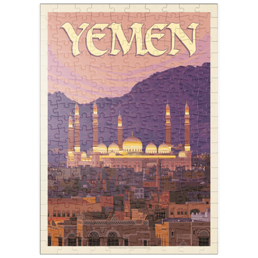 puzzleplate Yemen, Vintage Poster 200 Puzzle