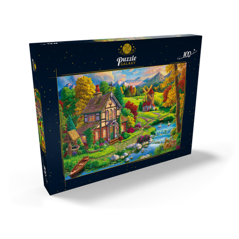 Beautiful Cozy House by the River 100 Puzzle Schachtel Ansicht2