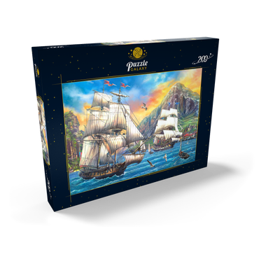 Majestic Sailboats in the Sea 200 Puzzle Schachtel Ansicht2