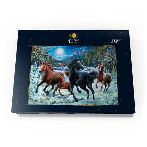 Winter Horses 1000 Puzzle Schachtel Ansicht3