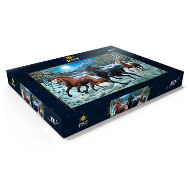 Winter Horses 100 Puzzle Schachtel Ansicht1