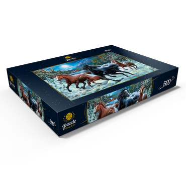 Winter Horses 500 Puzzle Schachtel Ansicht1