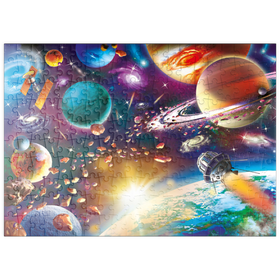 Darstellung des Puzzle Motivs Reise durch das Universum - Puzzleteile: 200