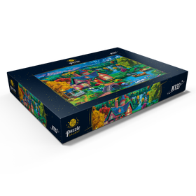 Alternative Darstellung des Puzzle-Motivs Harmonie am See – Puzzleteile: 1000