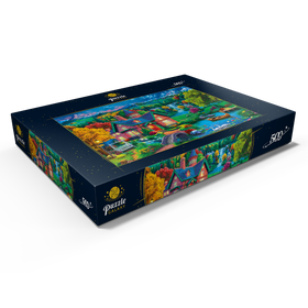 Darstellung des Puzzle Motivs Harmonie am See - Puzzleteile: 500