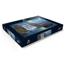 Darstellung des Puzzle Motivs Nächtlicher Ankerplatz - Puzzleteile: 200