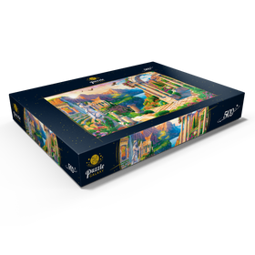 Darstellung des Puzzle Motivs Im Schatten der Tempel - Puzzleteile: 500