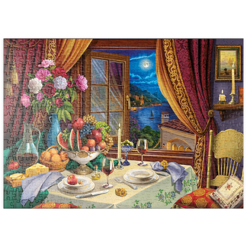 puzzleplate Romantic Dinner 500 Puzzle