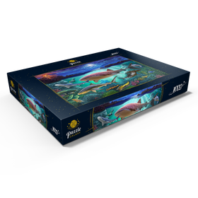 Darstellung des Puzzle Motivs Im Reich der Haie - Puzzleteile: 1000