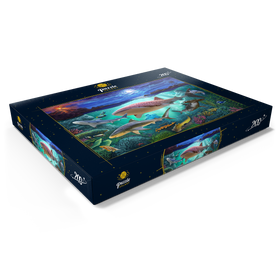 Darstellung des Puzzle Motivs Im Reich der Haie - Puzzleteile: 200