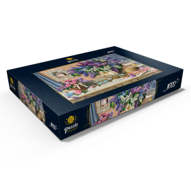 Alternative Darstellung des Puzzle-Motivs Duftende Blüten im Boudoir – Puzzleteile: 1000