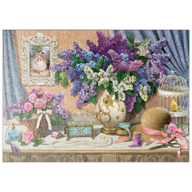 Darstellung des Puzzle Motivs Duftende Blüten im Boudoir - Puzzleteile: 200