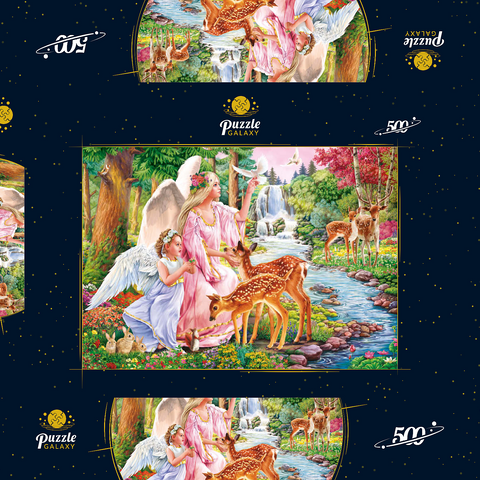 Angels & Deers 500 Puzzle Schachtel 3D Modell