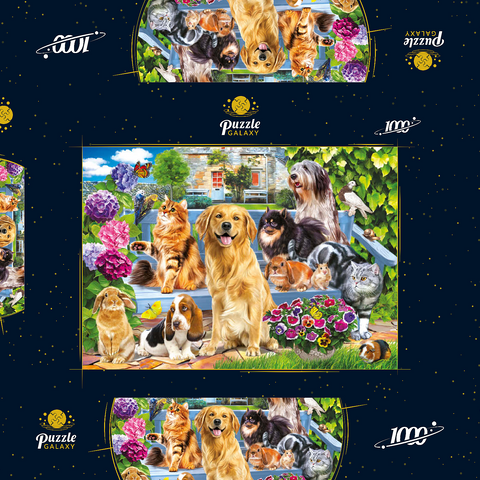 Pets 1000 Puzzle Schachtel 3D Modell