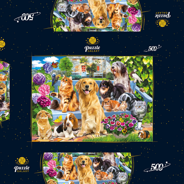 Pets 500 Puzzle Schachtel 3D Modell