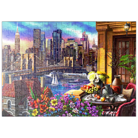 Darstellung des Puzzle Motivs Der Zauber von Manhattan NY - Puzzleteile: 200