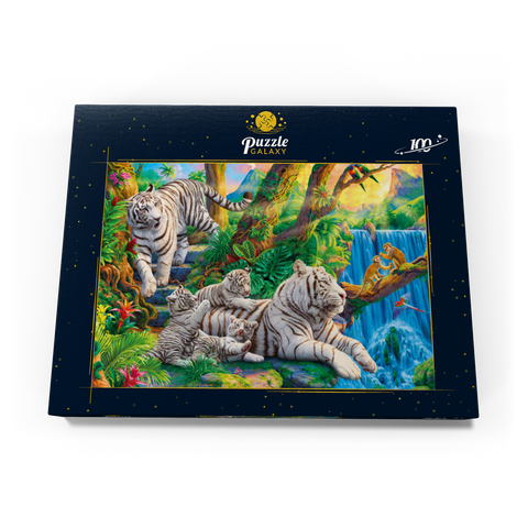 Family of White Tiger 100 Puzzle Schachtel Ansicht3