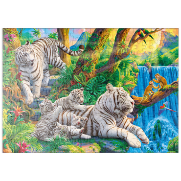 puzzleplate Family of White Tiger 200 Puzzle