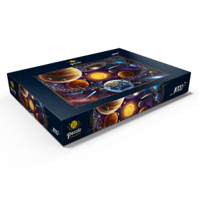 Alternative Darstellung des Puzzle-Motivs Die Weiten des Universums – Puzzleteile: 1000