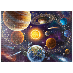 Darstellung des Puzzle Motivs Die Weiten des Universums - Puzzleteile: 1000