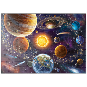 Darstellung des Puzzle Motivs Die Weiten des Universums - Puzzleteile: 100