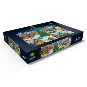 Alternative Darstellung des Puzzle-Motivs Weihnachtszauber im Dorf – Puzzleteile: 1000