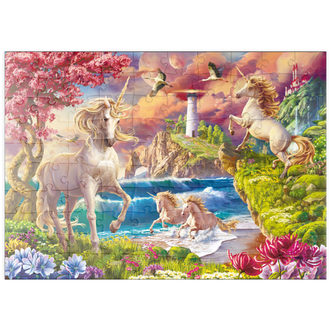 puzzleplate Fabulous Unicorns 100 Puzzle