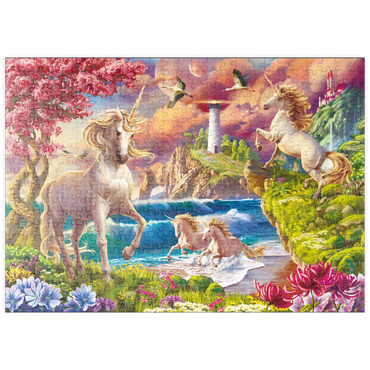 puzzleplate Fabulous Unicorns 500 Puzzle