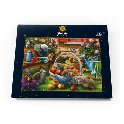 Hedgehogs in the Garden 100 Puzzle Schachtel Ansicht3