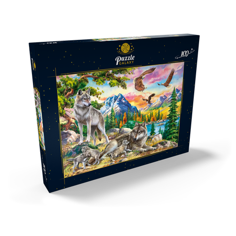 Wolves and Eagles 100 Puzzle Schachtel Ansicht2