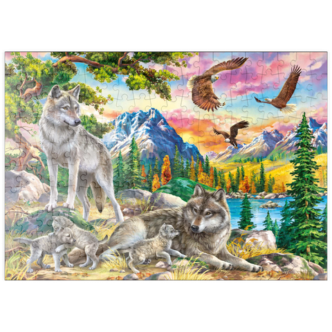 puzzleplate Wolves and Eagles 200 Puzzle