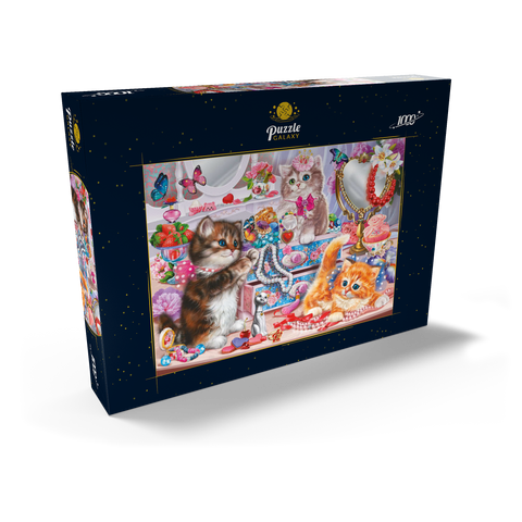 Cute Kittens with Beads 1000 Puzzle Schachtel Ansicht2