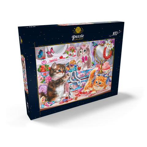 Cute Kittens with Beads 100 Puzzle Schachtel Ansicht2
