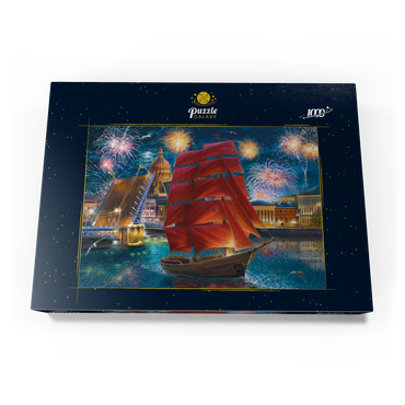 Scarlet Sails 1000 Puzzle Schachtel Ansicht3