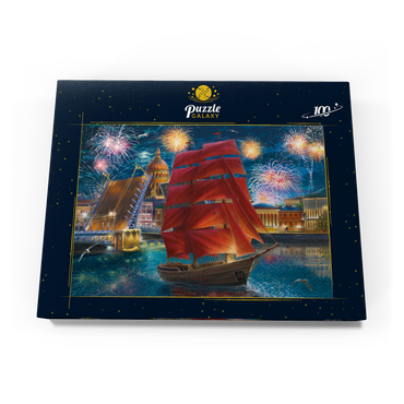 Scarlet Sails 100 Puzzle Schachtel Ansicht3