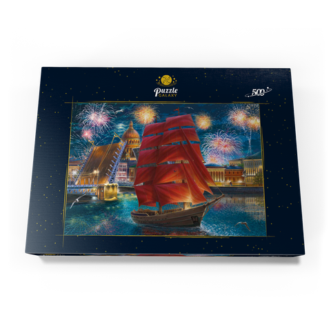 Scarlet Sails 500 Puzzle Schachtel Ansicht3