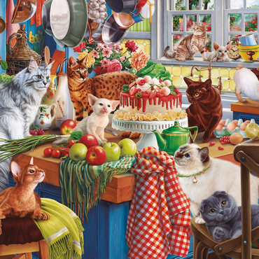 Kittens in the Kitchen 1000 Puzzle 3D Modell